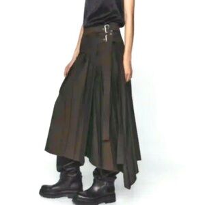 NWT Zara Asymmetric Crossover Skirt